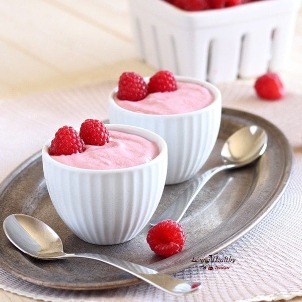 Raspberry Mousse (Paleo, gluten-free, dairy-free) - Living Healthy ...