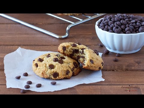 Healthy Chocolate Chip Cookies (Paleo, Vegan)