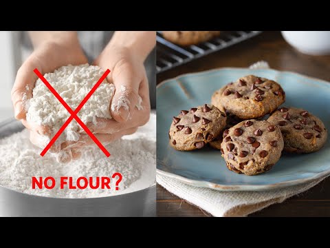 FLOURLESS Chocolate Chip Cookies (with LOTS of chocolate and NO flour)