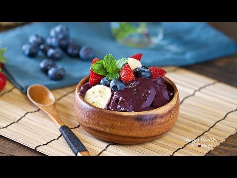 How to Make Traditional Acai Bowls (3 ingredients)