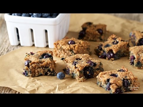 Soft-Baked Blueberry Squares (Gluten-free, Paleo)