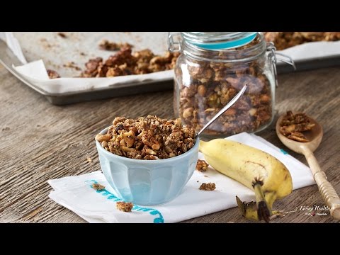 Banana Granola (Oat Free Granola!) (Vegan, Paleo, Gluten-free)