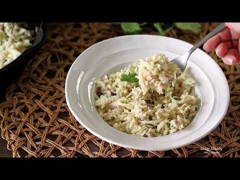 How to CUT CAULIFLOWER into florets and MAKE CAULIFLOWER RICE (easy recipe!)