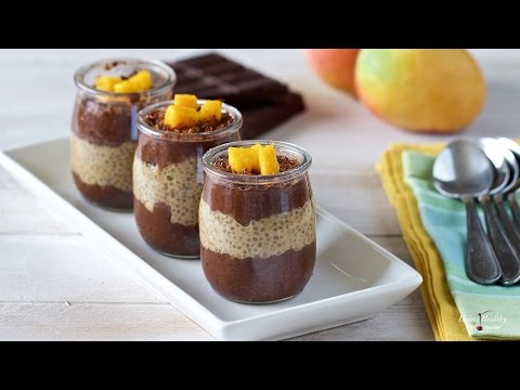 Chocolate Mango Chia Pudding (Gluten-free, Vegan, Paleo)