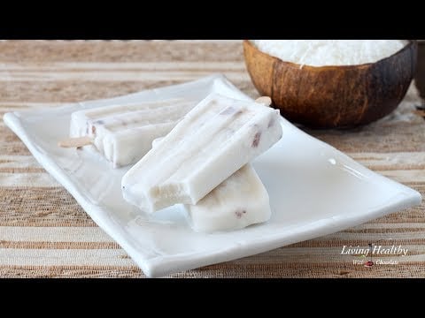 Healthy Coconut Popsicles Recipe (low-carb, paleo, dairy-free, egg-free)