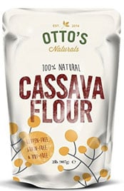 bag of 100 percent natural cassava flour