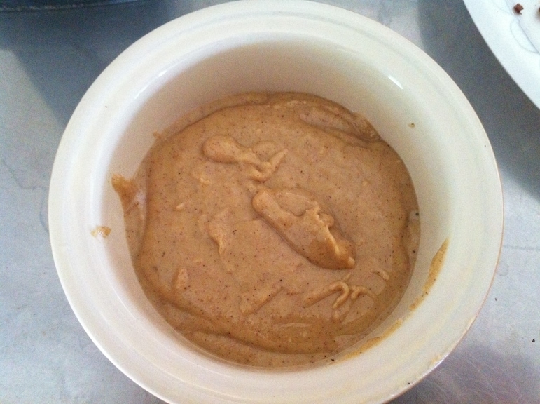 dish of homemade hazelnut butter