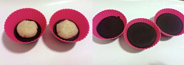 close up of paleo macadamia nut butter cups