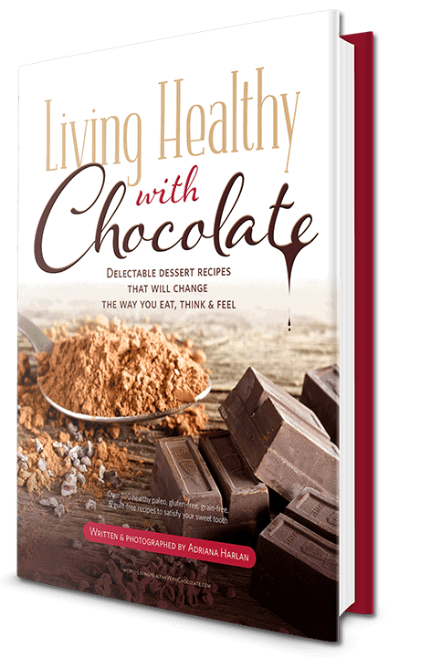 book cover of electronic book Living Healthy with Chocolate written by Adriana Harlan