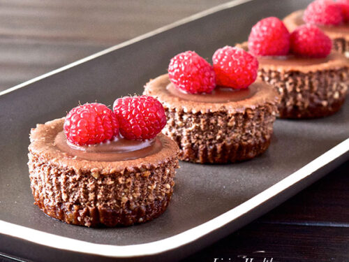 Mini Chocolate Cheesecakes - Passion For Baking :::GET INSPIRED