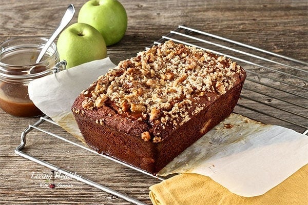 Paleo Carmel Apple Pie Cake Bread (gluten-free, grain-free, dairy-free, sugar-free, low carb)