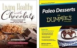 cover of e-book by Living Healthy With Chocolate and Paleo Desserts for Dummies by Adriana Harlan