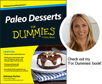 Paleo Desserts for Dummies cookbook cover