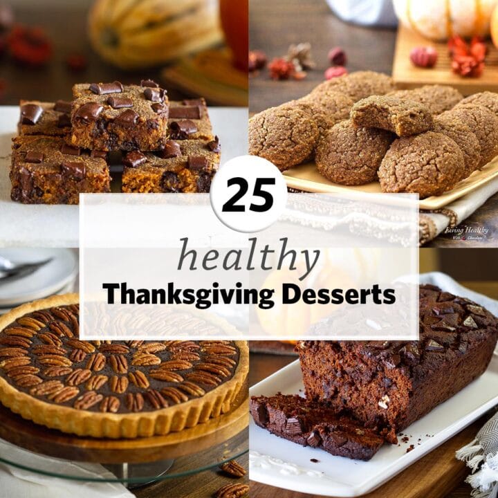 25 Healthy Thanksgiving Desserts (Gluten-free, Vegan, Paleo) - Living ...